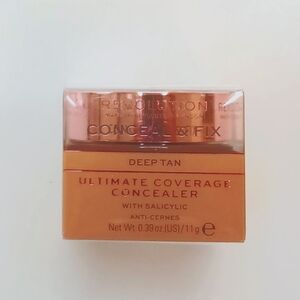Revolution London Makeup Conceal & Fix Ultimate Coverage Concealer Deep Tan